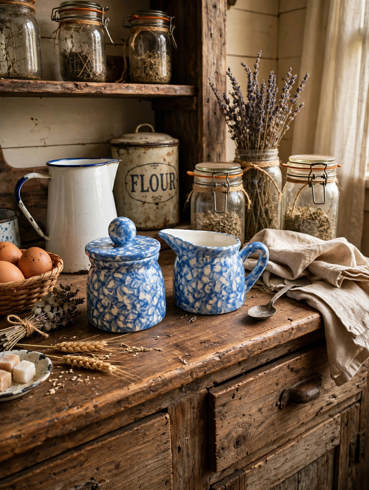 Spongeware Set - styled lifestyle photo